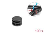 DELOCK Kabelbinder Befestigungskupplung D 12 x H 8 mm 90 dr
