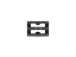 DELOCK Kabelbinder Befestigungskupplung D 12 x H 8 mm 90 dr