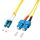 Lindy 47474 InfiniBand/Glasfaserkabel 10 m LC SC Gelb