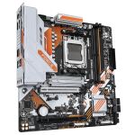 GIGABYTE B850M FORCE Mainboard – Unterstützt AMD Ryzen 9000 Serie Prozessoren, 8+2+2 Phasen Digital-VRM, bis zu 9600 MHz DDR5 (OC), 1 x PCIe 5.0 M.2 + 2 x PCIe 4.0 M.2, 2.5 GbE LAN, USB 3.2 Gen 2