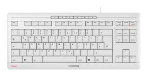 CHERRY STREAM KEYBOARD TKL Tastatur Universal USB QWERTZ Deutsch Weiß