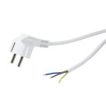 Logilink Netzkabel CEE7/7 Stecker 90°of. Kabelende 1,5m W