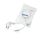 Logilink Netzkabel CEE7/7 Stecker 90°of. Kabelende 1,5m W