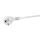 Logilink Netzkabel CEE7/7 Stecker 90°of. Kabelende 1,5m W