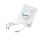 Logilink Netzkabel CEE7/7 Stecker 90°of. Kabelende 1,5m W