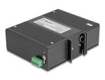 DELOCK Industrie Gigabit Ethernet Switch 8 Port RJ45 für Hut