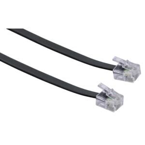Schwaiger 6.0m RJ-11 - RJ-11 6 m Schwarz