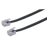 Schwaiger 6.0m RJ-11 - RJ-11 6 m Schwarz