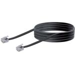 Schwaiger 6.0m RJ-11 - RJ-11 6 m Schwarz