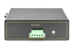 Digitus 4 Port Gigabit Ethernet Netzwerk PoE Switch, Industrial, Unmanaged, 2 SFP Uplink