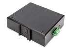 Digitus 4 Port Gigabit Ethernet Netzwerk PoE Switch, Industrial, Unmanaged, 2 SFP Uplink