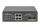 Digitus 4 Port Gigabit Ethernet Netzwerk PoE Switch, Industrial, Unmanaged, 2 SFP Uplink