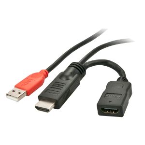 Lindy 41080 USB-Grafikadapter Schwarz, Rot