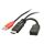 Lindy 41080 USB-Grafikadapter Schwarz, Rot