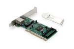 Digitus Single Port Gigabit Ethernet Netzwerkkarte, RJ45, PCI, Realtek Chipsatz