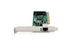 Digitus Single Port Gigabit Ethernet Netzwerkkarte, RJ45, PCI, Realtek Chipsatz