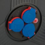 Brennenstuhl 1209830 Verlängerungskabel 50 m 3 AC-Ausgänge Draußen Schwarz, Blau, Rot