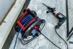 Brennenstuhl 1209830 Verlängerungskabel 50 m 3 AC-Ausgänge Draußen Schwarz, Blau, Rot