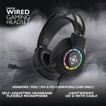 Deltaco Gaming GAM-168 Kopfhörer & Headset Kabelgebunden Kopfband USB Typ-A Schwarz