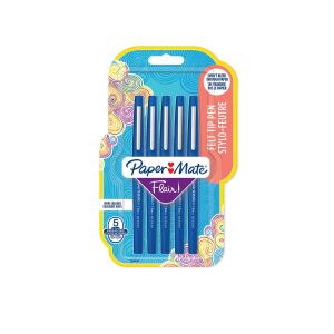Papermate Flair Filzstift Medium Blau 5 Stück(e)