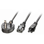 Lindy 30374 Stromkabel Schwarz 2,5 m Netzstecker Typ G...