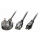 Lindy 30374 Stromkabel Schwarz 2,5 m Netzstecker Typ G C13 coupler + C5 coupler