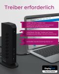 ICY BOX IB-DK2252AC, 12 in 1 USB 3.2 Gen 1 Notebook DockingStation, USB 3.2 Gen 1 auf: 6x USB 3.2 Gen 1+2x DP™, 2x HDMI®+1x GigabitLAN + Audio + Charger