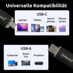 Intenso Twist Line USB-Stick 256 GB USB Type-A / USB Type-C 3.2 Gen 1 (3.1 Gen 1) Anthrazit