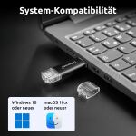 Intenso Twist Line USB-Stick 256 GB USB Type-A / USB Type-C 3.2 Gen 1 (3.1 Gen 1) Anthrazit