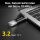 Intenso Twist Line USB-Stick 256 GB USB Type-A / USB Type-C 3.2 Gen 1 (3.1 Gen 1) Anthrazit