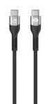 Manhattan 356367 USB Kabel USB 2.0 2 m USB C 0,48 Gbit/s 240 W Schwarz