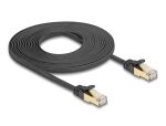 DELOCK RJ45 Flachb.Netzwerkkabel Cat.6A U/FTP St. zu St. 5m
