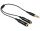 DeLOCK Kabel Audio Klinkenstecker 3,5 mm > 2 x Klinkenbuchse 25 cm