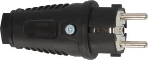 Brennenstuhl 1082040020 Elektrischer Netzstecker Type E/F Schwarz
