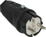 Brennenstuhl 1082040020 Elektrischer Netzstecker Type E/F Schwarz