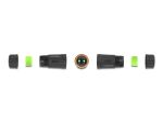 DeLOCK LWL Kabelverbinder SC Duplex Buchse zu SC Duplex Buchse APC mit M20 Gewinde IP68 staub- und wasserdicht