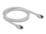 DELOCK RJ45 Netzwerkkabel Cat.8.1S/FTP 2m bis 40Gbps Grau
