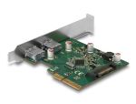 DELOCK PCI Express x4 Karte zu 2x extern USB 3.2 Gen 2 Typ-A