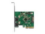 DELOCK PCI Express x4 Karte zu 2x extern USB 3.2 Gen 2 Typ-A
