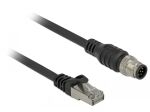 DeLOCK 84922 Netzwerkkabel Schwarz 1 m Cat5e S/FTP (S-STP)