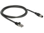 DeLOCK 84922 Netzwerkkabel Schwarz 1 m Cat5e S/FTP (S-STP)