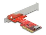 DeLOCK PCI Express x4 Karte zu 1 x intern OCuLink SFF-8612 - Low Profile Formfaktor