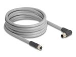 DELOCK M12 Kabel L-kodiert 5 Pin St re gew zu Bu ger PUR 5M