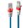 Lindy 45374 Netzwerkkabel Blau 1 m Cat6a S/FTP (S-STP)