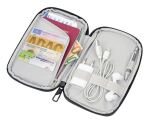 TROIKA BLACK TECH TRAVELLER Personal Organizer Polyester, Polyurethan (PU), Plane Schwarz