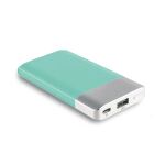 RealPower PB-4000 Fashion Lithium Polymer (LiPo) 4000 mAh Blau, Silber