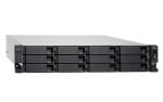 QNAP TL-R1200C-RP Speicherlaufwerksgehäuse HDD / SSD-Gehäuse Schwarz, Grau 2.5/3.5"