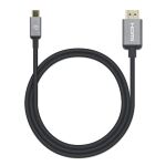 Manhattan 153591 Videokabel-Adapter 1 m HDMI Typ A (Standard) USB Typ-C Schwarz, Grau