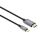 Manhattan 153591 Videokabel-Adapter 1 m HDMI Typ A (Standard) USB Typ-C Schwarz, Grau