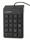 Gembird KPD-U-03 Numerische Tastatur Laptop / PC USB Schwarz